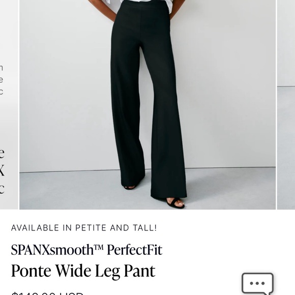 SPANXsmooth™ PerfectFit
Ponte Wide Leg Pant - Picture 1 of 5